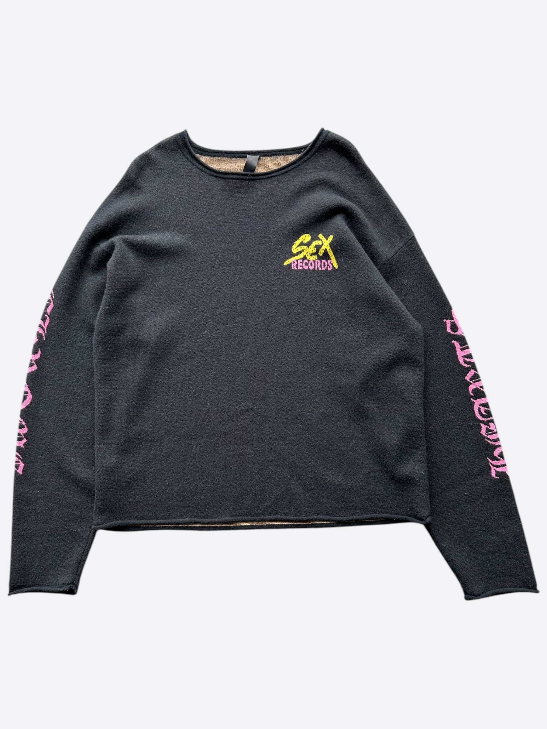 Chrome Hearts Matty Boy Black Sex Records Cashmere Sweater – Savonches