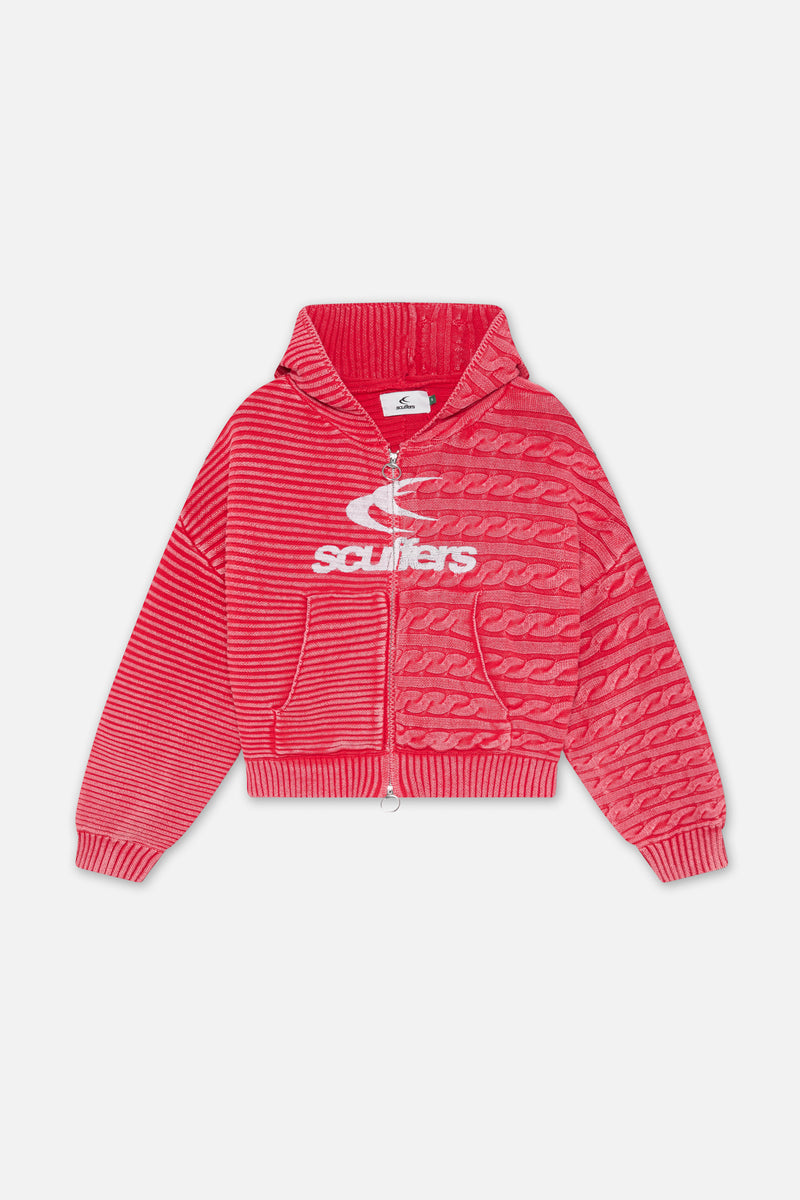 Frenchie Red Knit Zipper – Scuffers