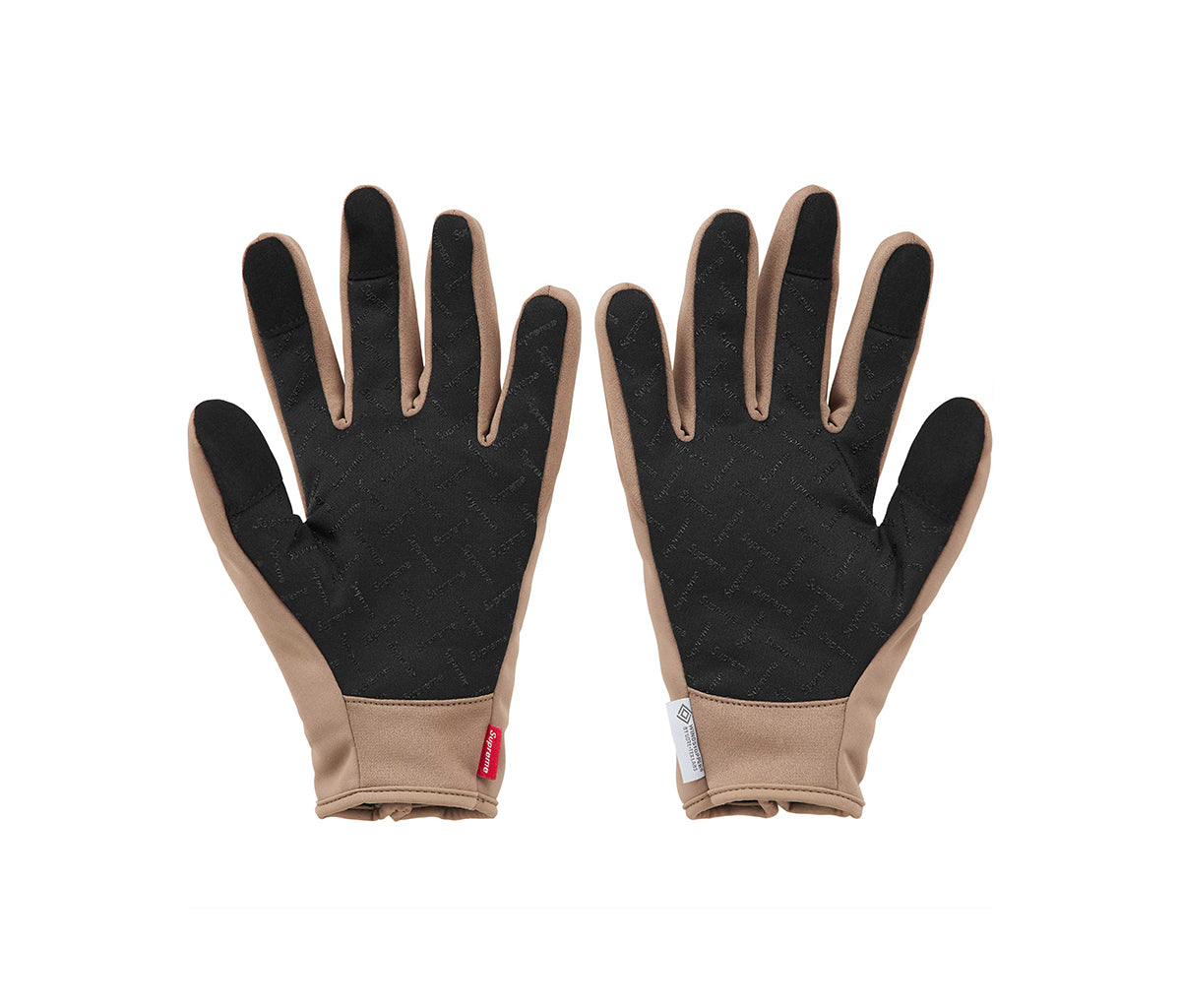Supreme WINDSTOPPER Zip Gloves Taupe – Section Store