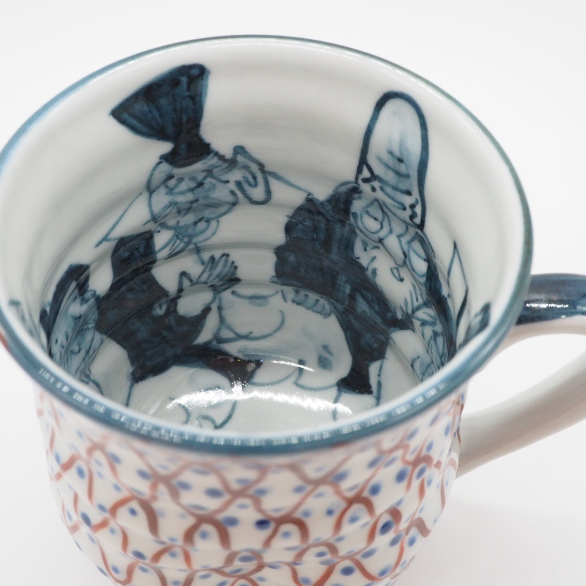 京焼・清水焼 村田幸之介(六齋窯) 七福神あみマグカップ – SEIKADO