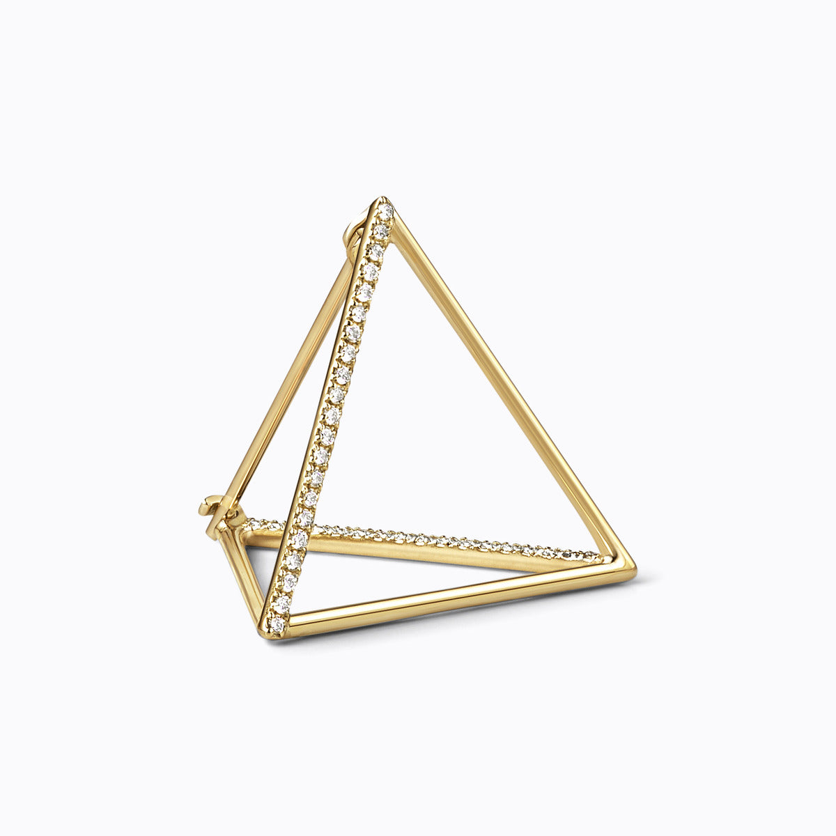 Diamond Triangle Earring 20 (02) - SHIHARA