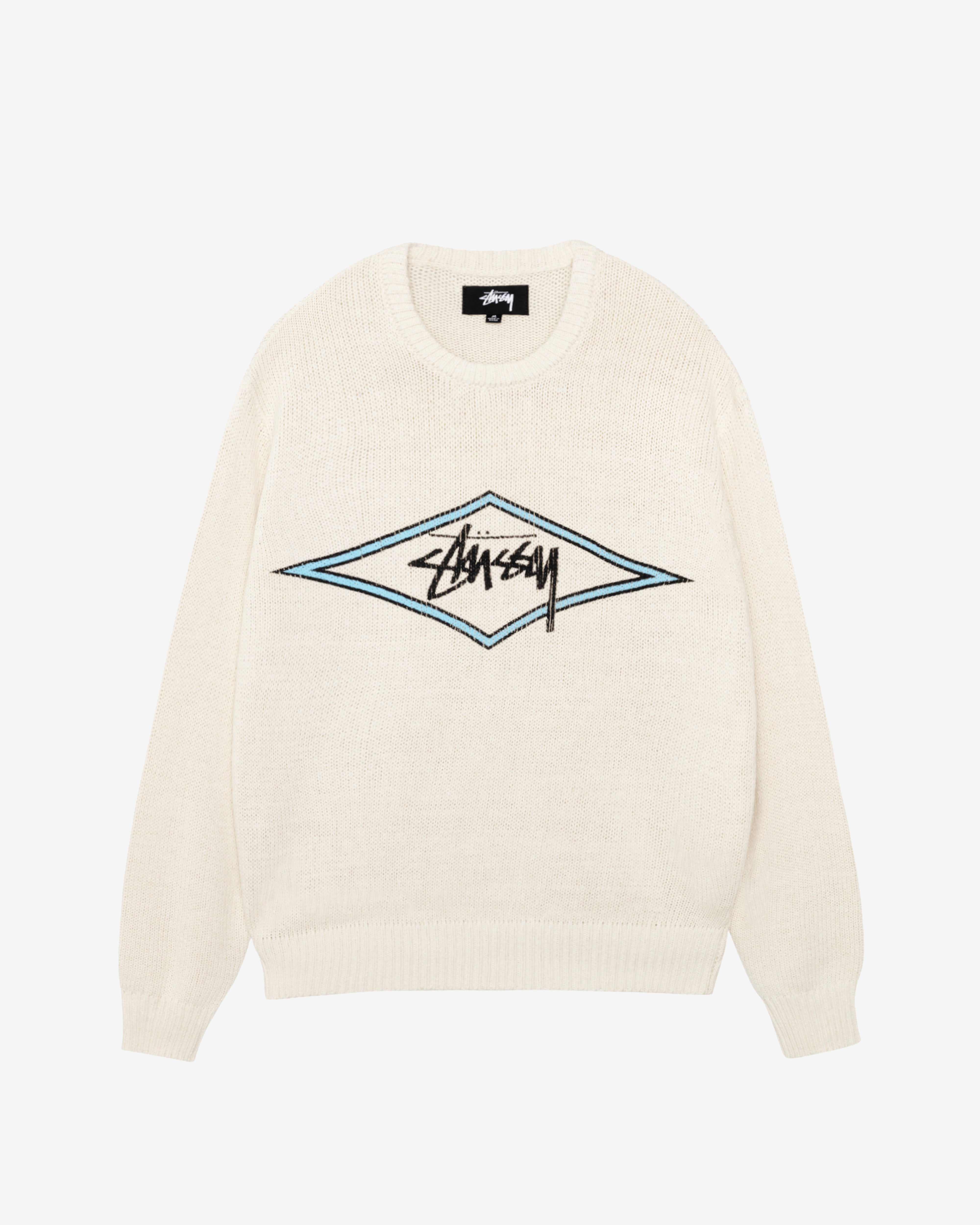 Stüssy: Men's Surf Team Sweater (Ivory) | DSMNY E-SHOP