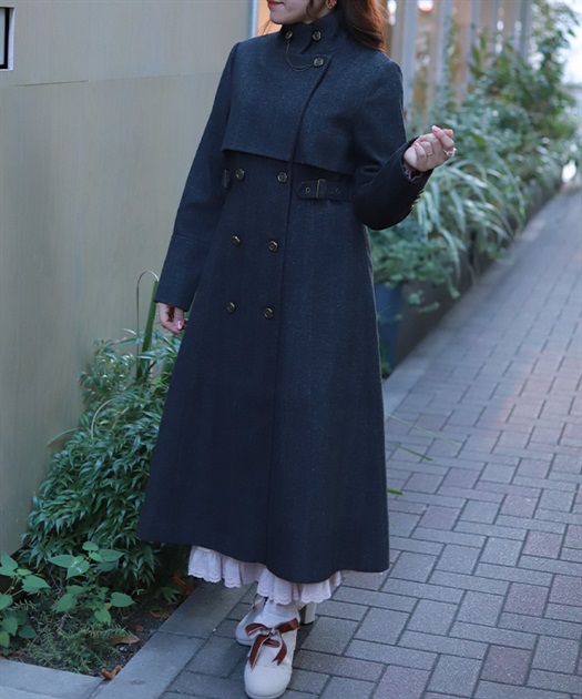 2WAYカラーロングコート | axes femme online shop