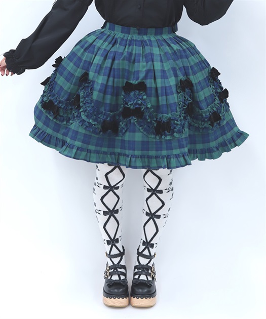 タータンチェックスカート | Chalmiere | axes femme onlineshop