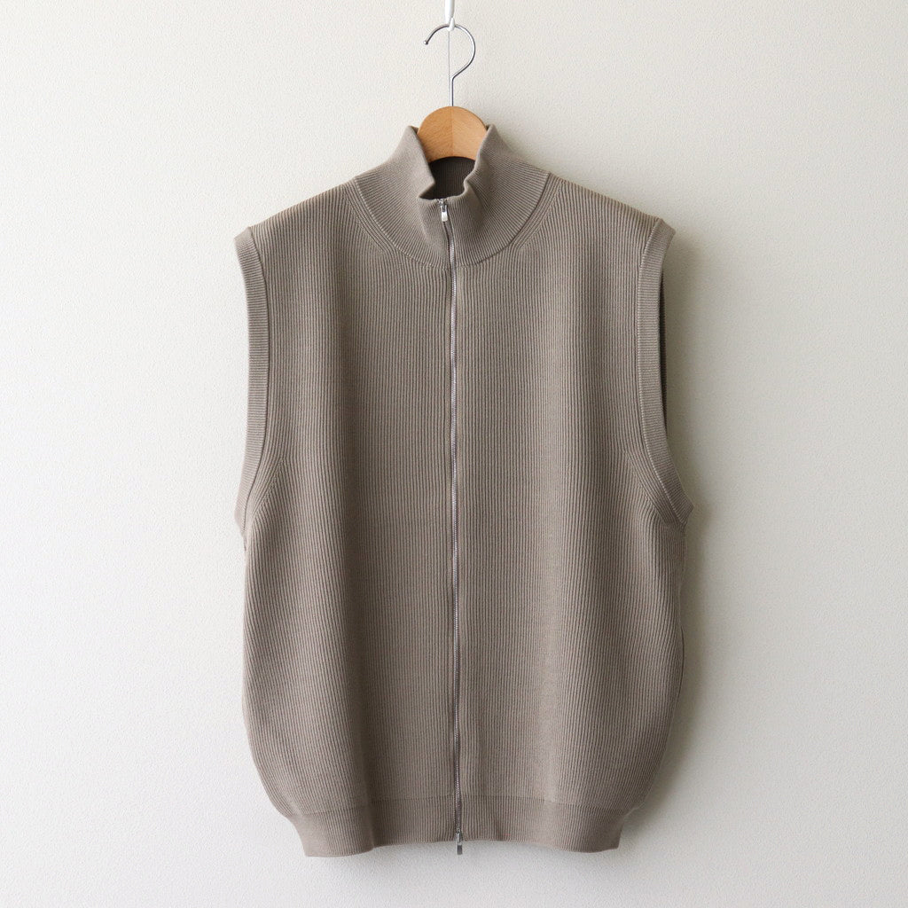 SUPER HIGH TWIST WOOL DRIVERS VEST #GREIGE [BN-24FM-032] – Diffusion