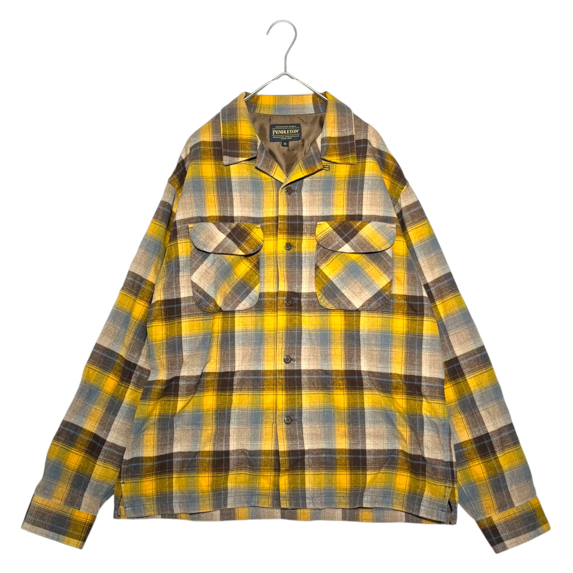 PENDLETON(ペンドルトン) open collar tartan check shirt オープン