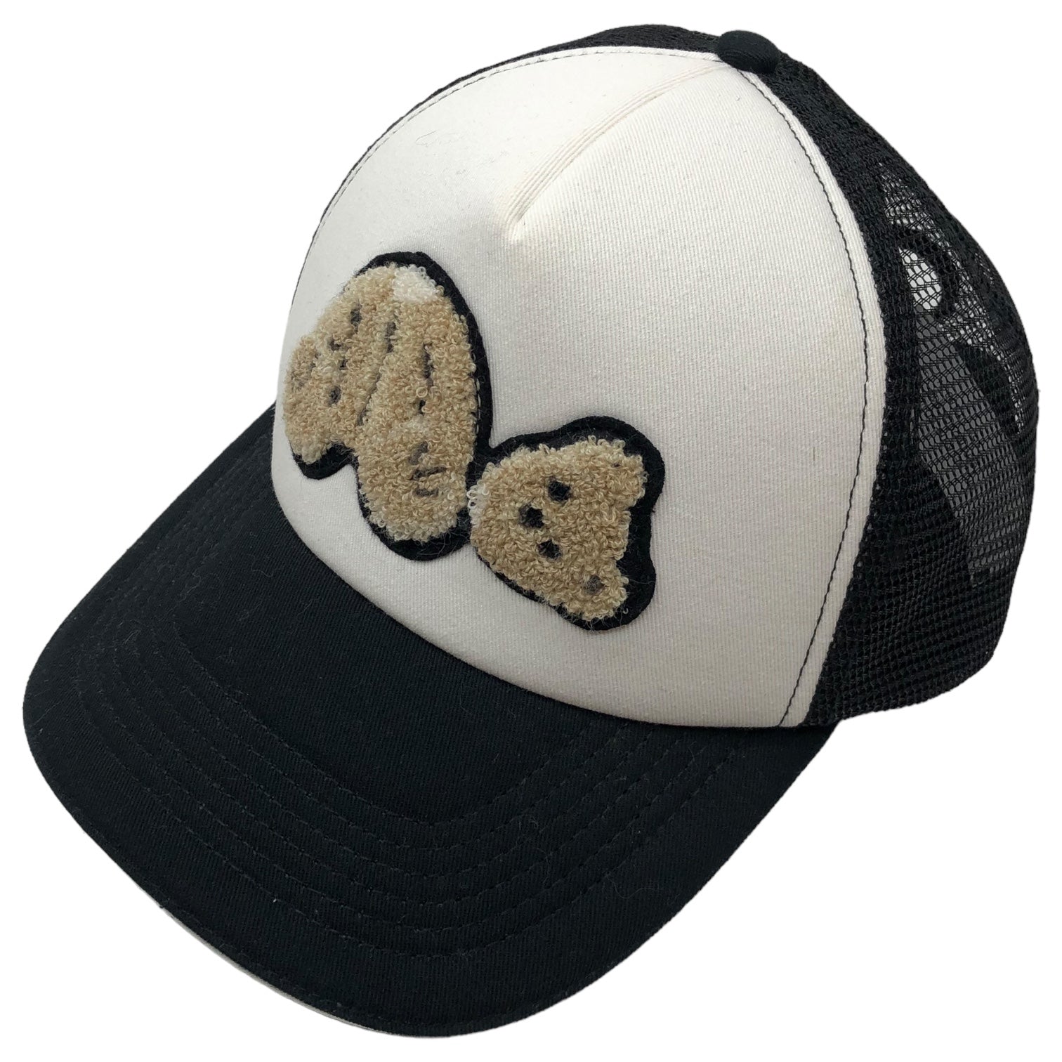 Palm Angels(パームエンジェルス) bear cap 熊 キャップ QRコードタグ
