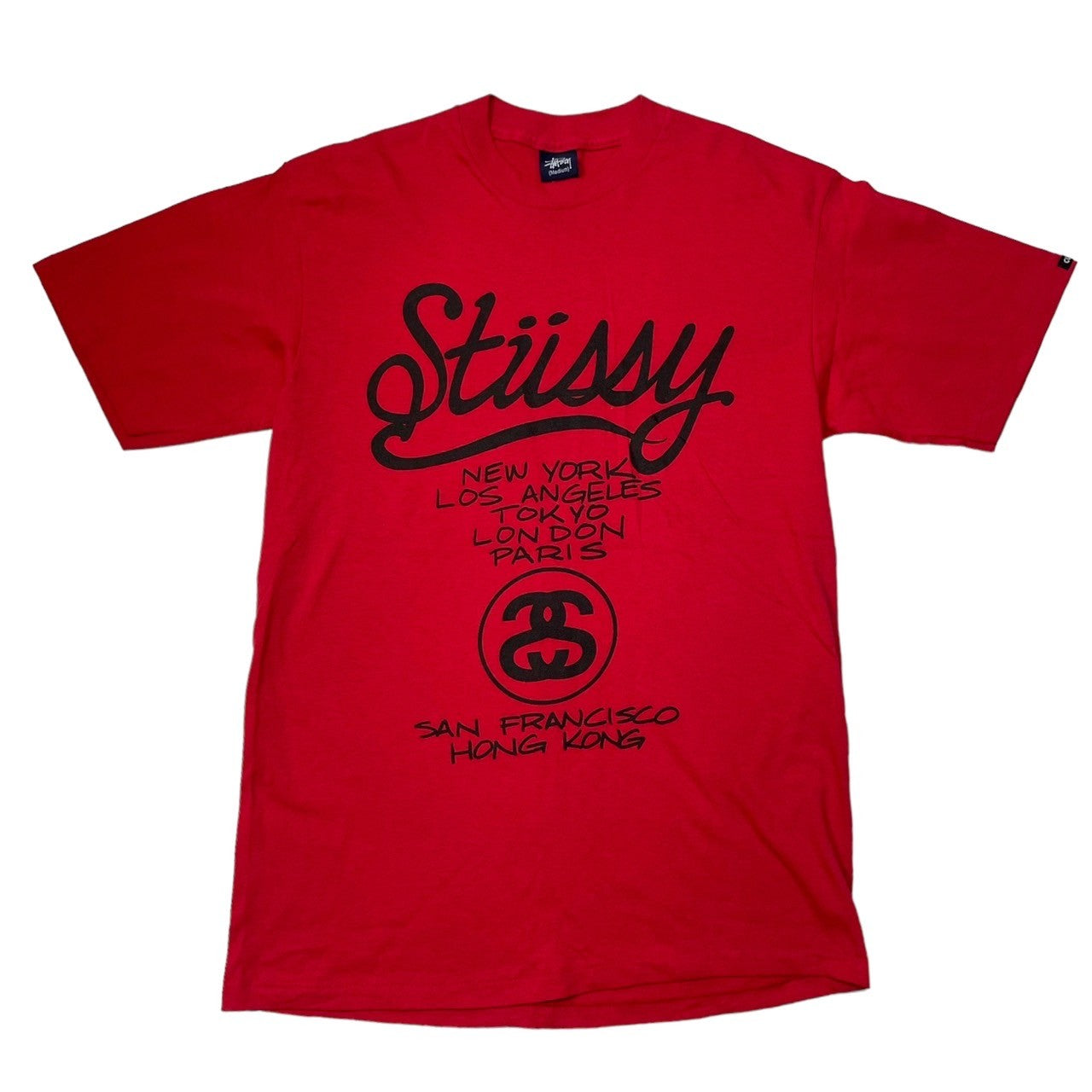 STUSSY(ステューシー) 90's~00's CUSTOMADE World tour Tシャツ