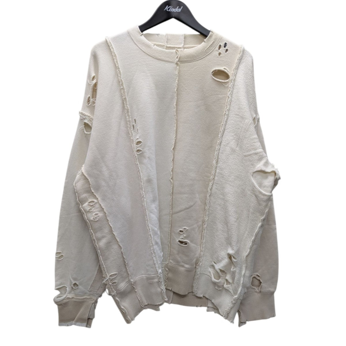 stein(シュタイン) 23SS OVERSIZED RECONSTRUCTION SWEAT LS ダメージ