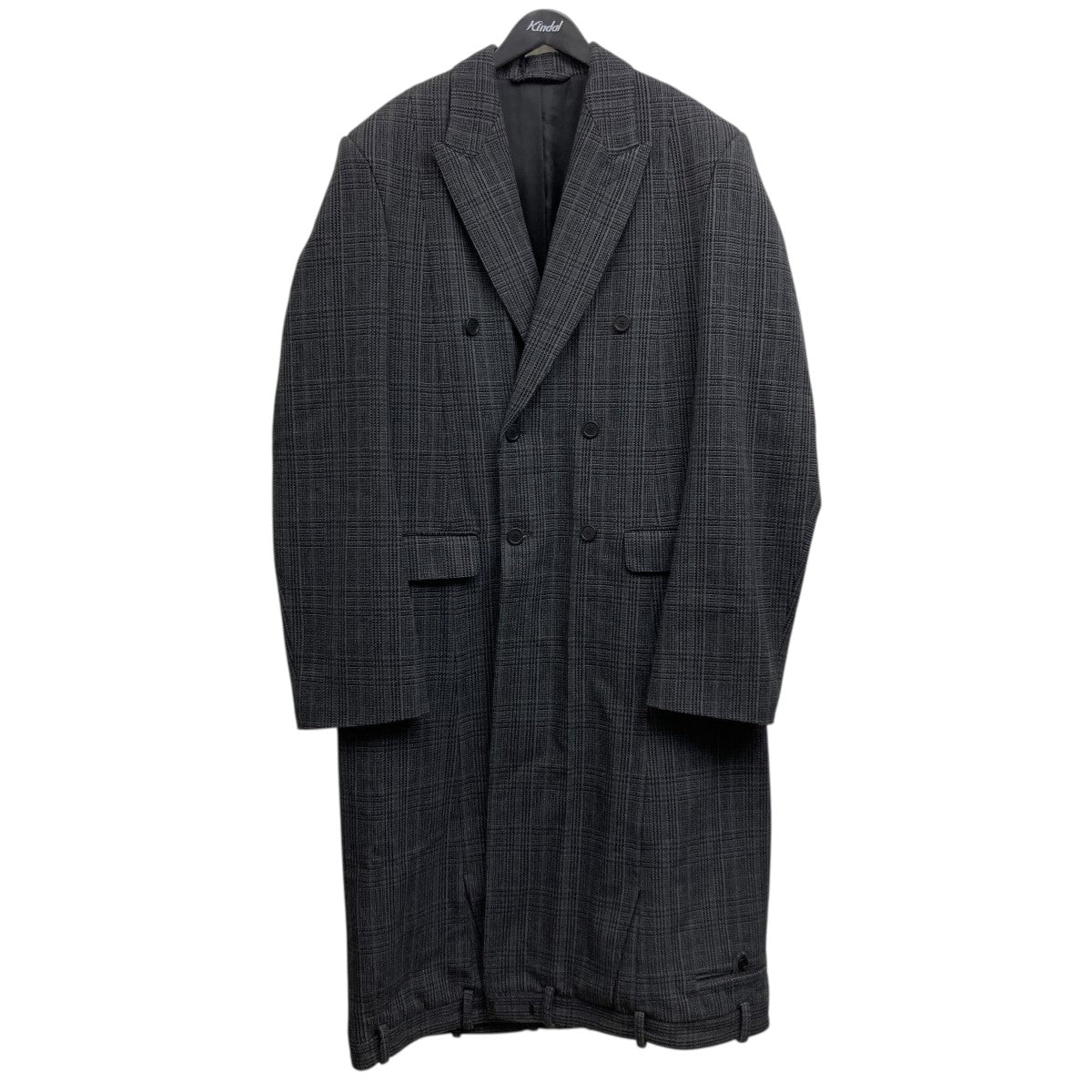 BALENCIAGA(バレンシアガ) ダブルブレストロングコート 768736 グレー