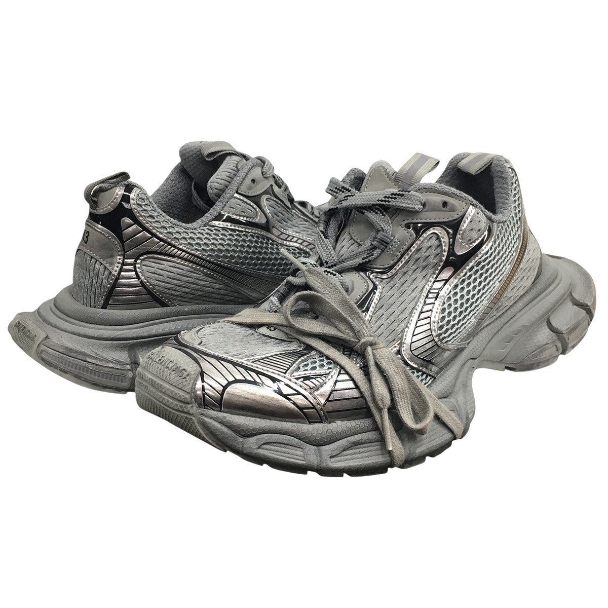 BALENCIAGA(バレンシアガ) 3XL スリーエックスエル ロゴ ユーズド加工