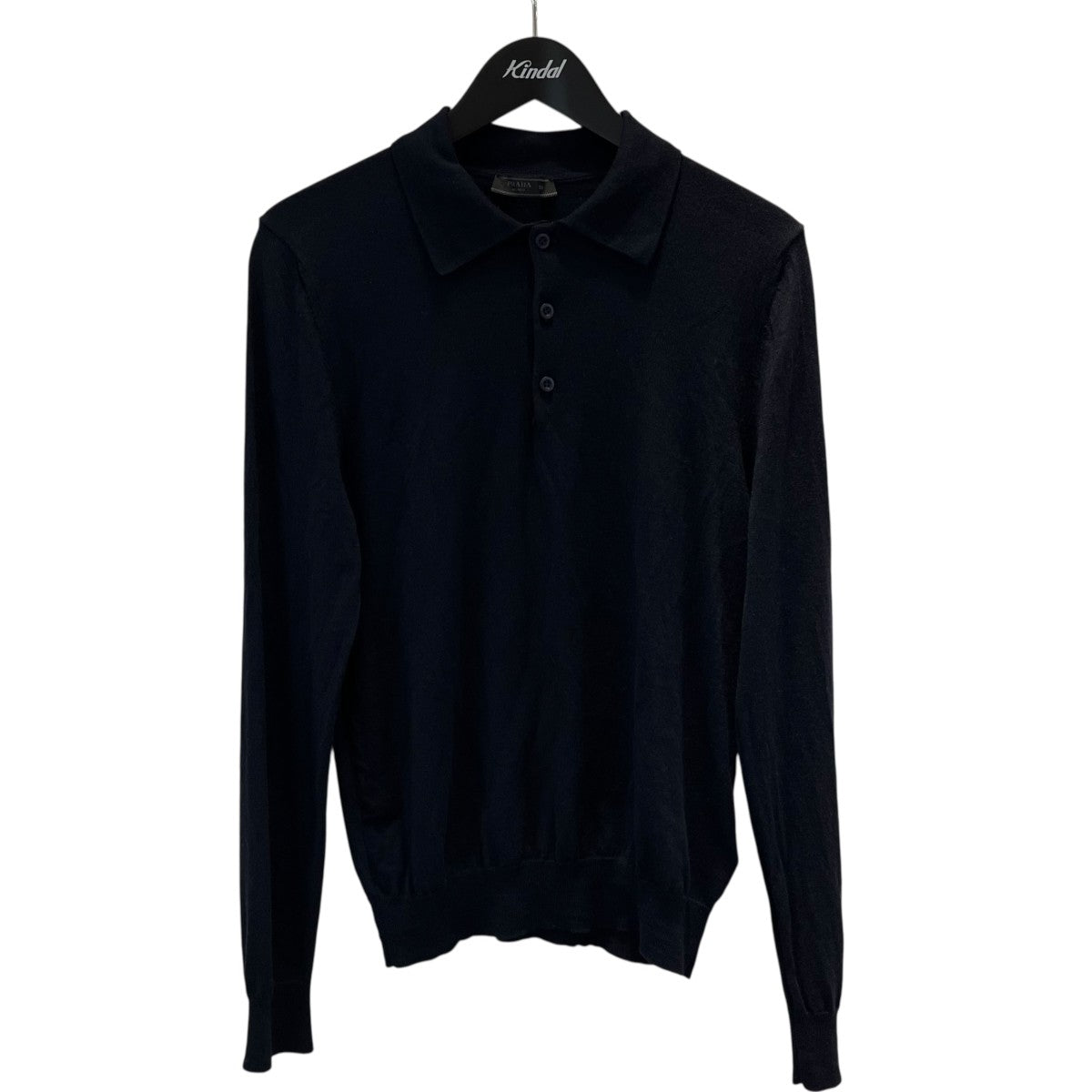 PRADA(プラダ) ニットポロシャツDNA793 DNA793 ネイビー サイズ 50