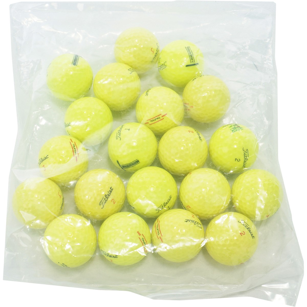 タイトリスト混合 Sランク イエロー系 20個セット(ボール（ロスト