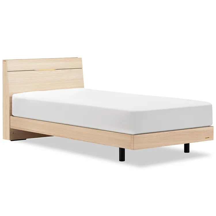 フランスベッド］ベッドフレーム【ダブル】 レッグタイプ ナチュラル色