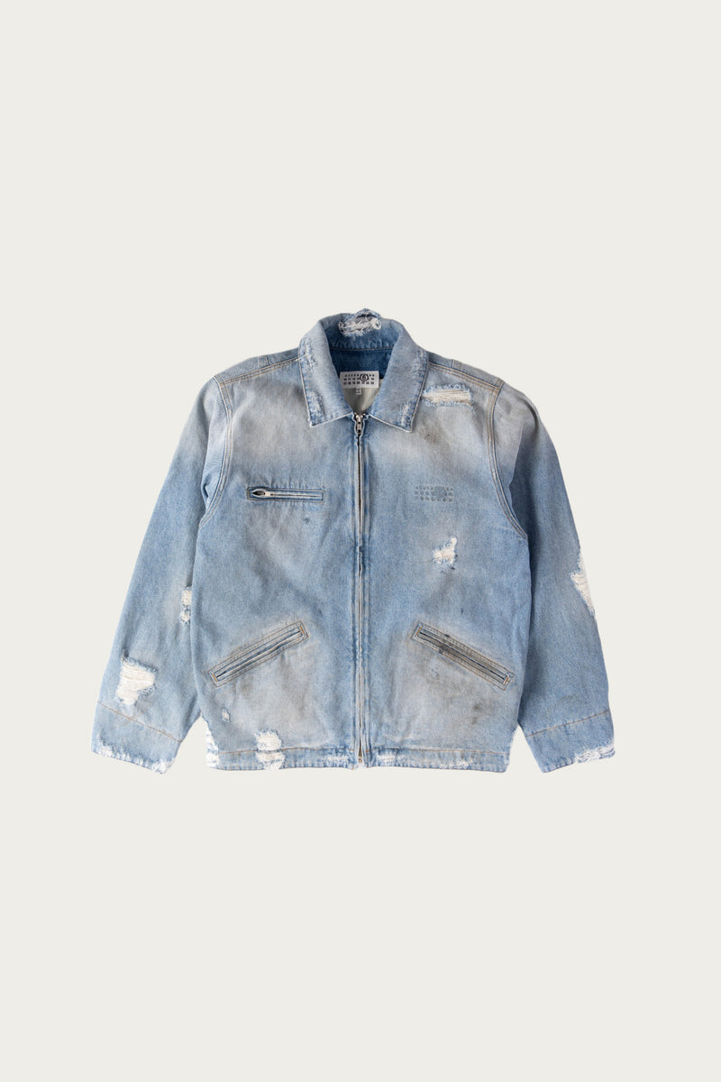 MM6 Maison Margiela Denim Zip Jacket | Worn | Canoe Club