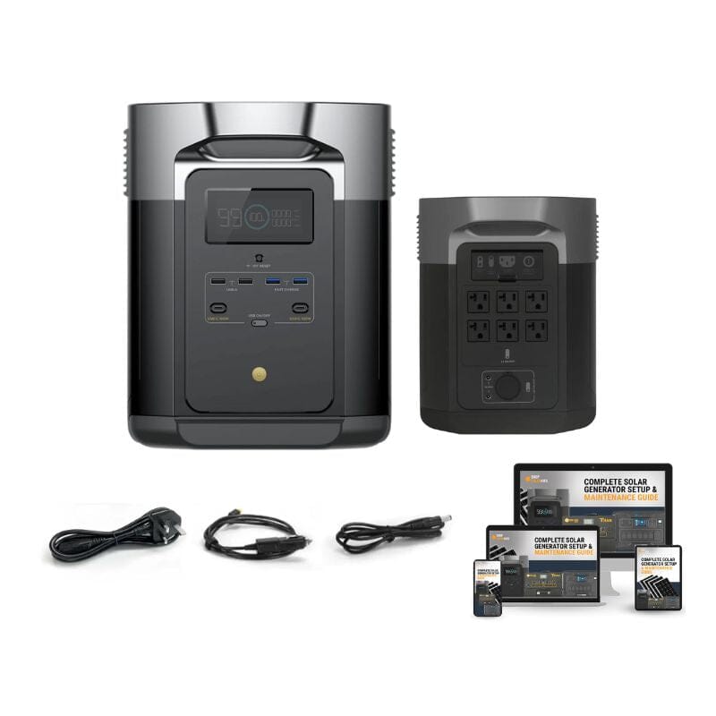 EcoFlow DELTA [MAX] 1,600 Portable Power Station | 1,600wH / 2,000