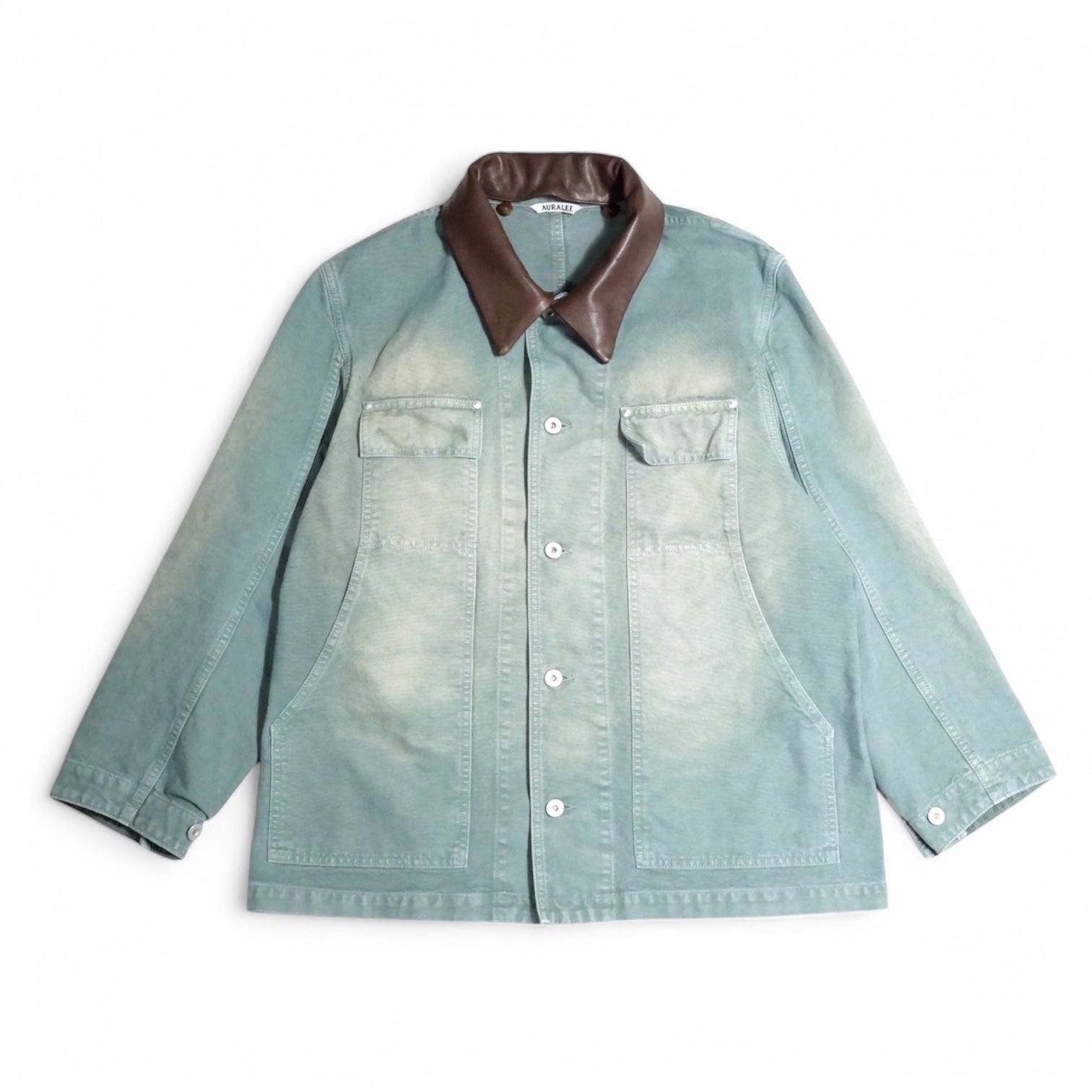 AURALEE 「ORGANIC COTTON DUCK BLOUSON / ASH GREEN」 – SISTER