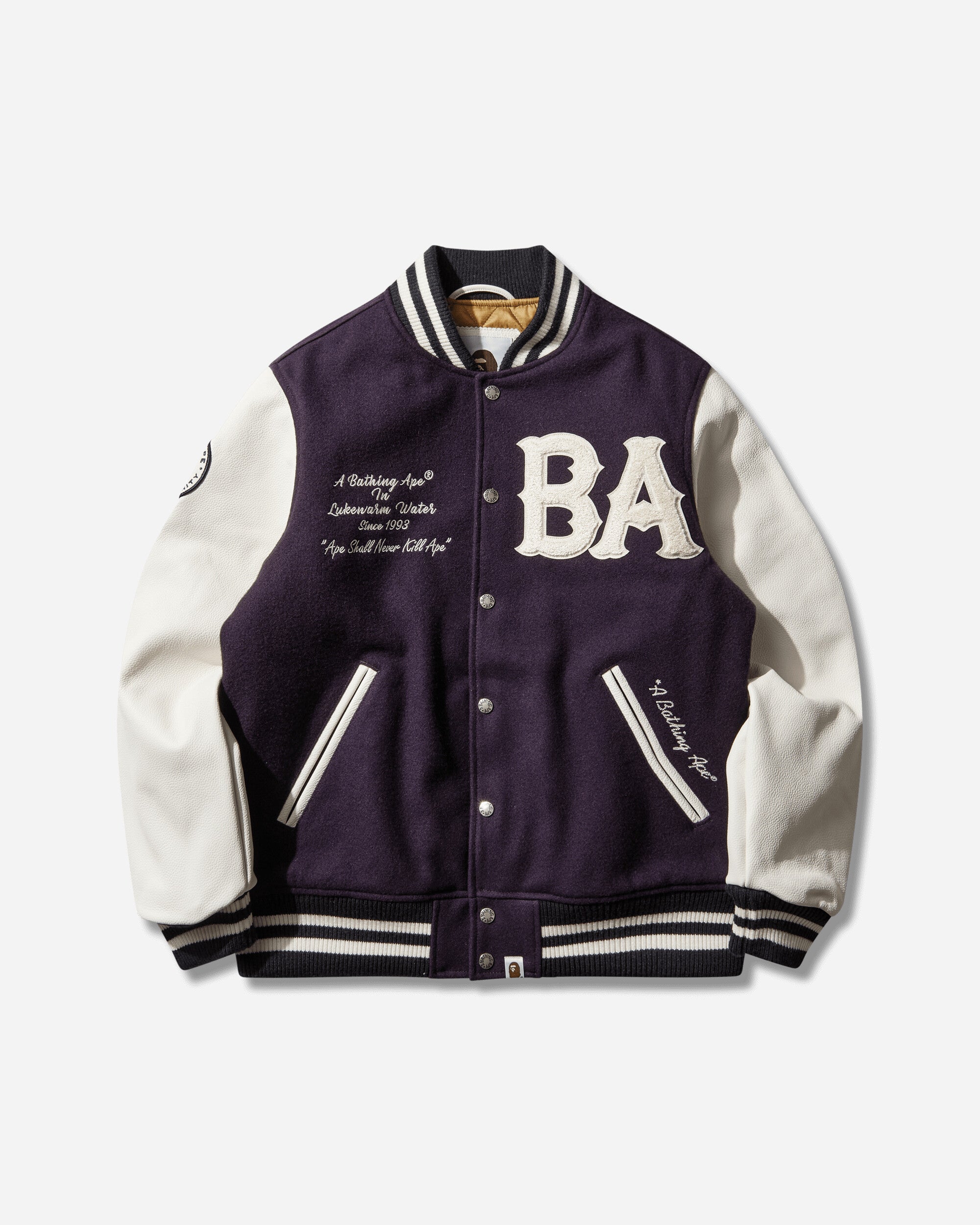Men's Statue Of Liberty Varsity Jacket Purple – Slam Jam®