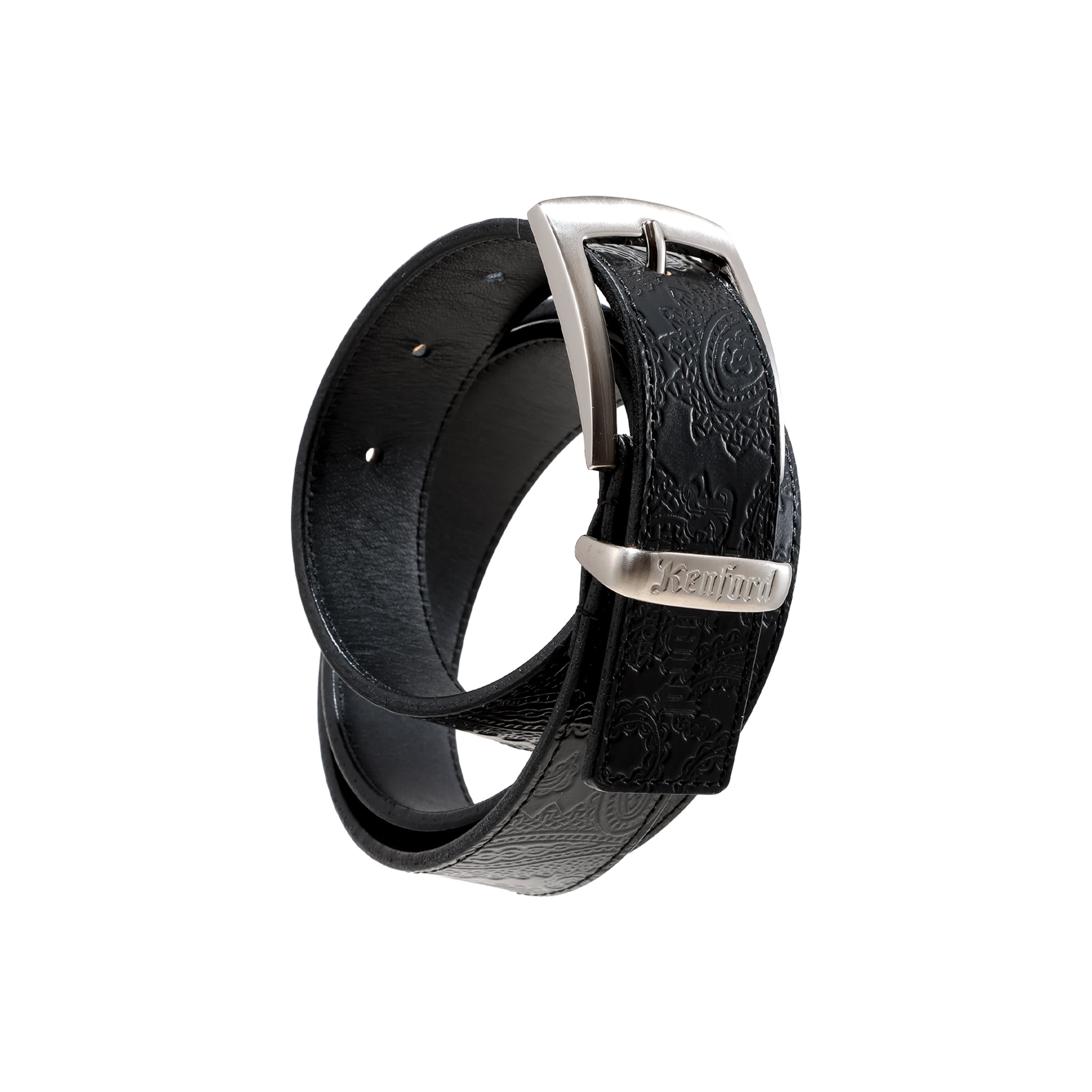 THE KENFORD FINESHOES Official Online Store EMBOSSED LEATHER BELT