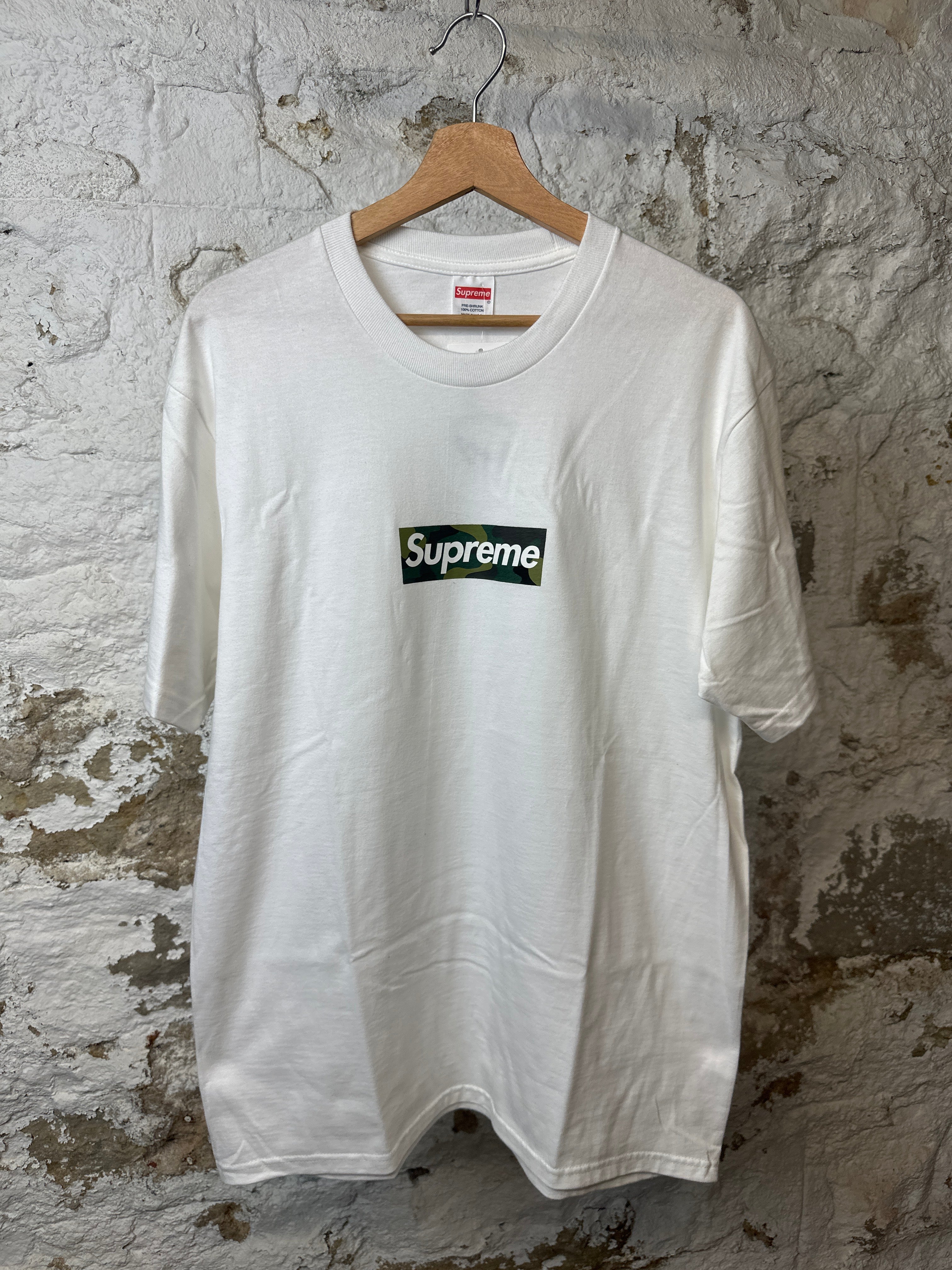 Supreme Camo Box Logo T-shirt White Sz L DS – The Gallery Online