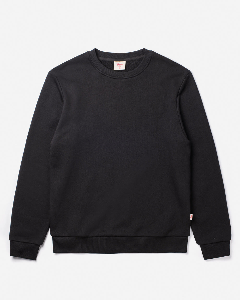 Aspen Heavy Crew Sweater Black