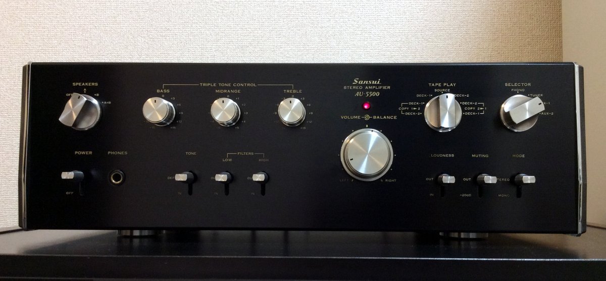 サンスイ AU-5500 レストア（12）修復完了！: Sound of TOON
