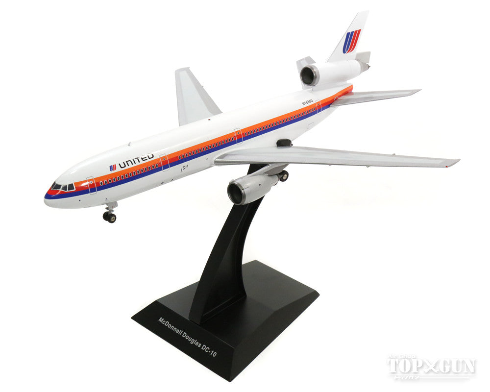 JFox Models DC-10-10 ユナイテッド航空 80年代 （スタンド付属