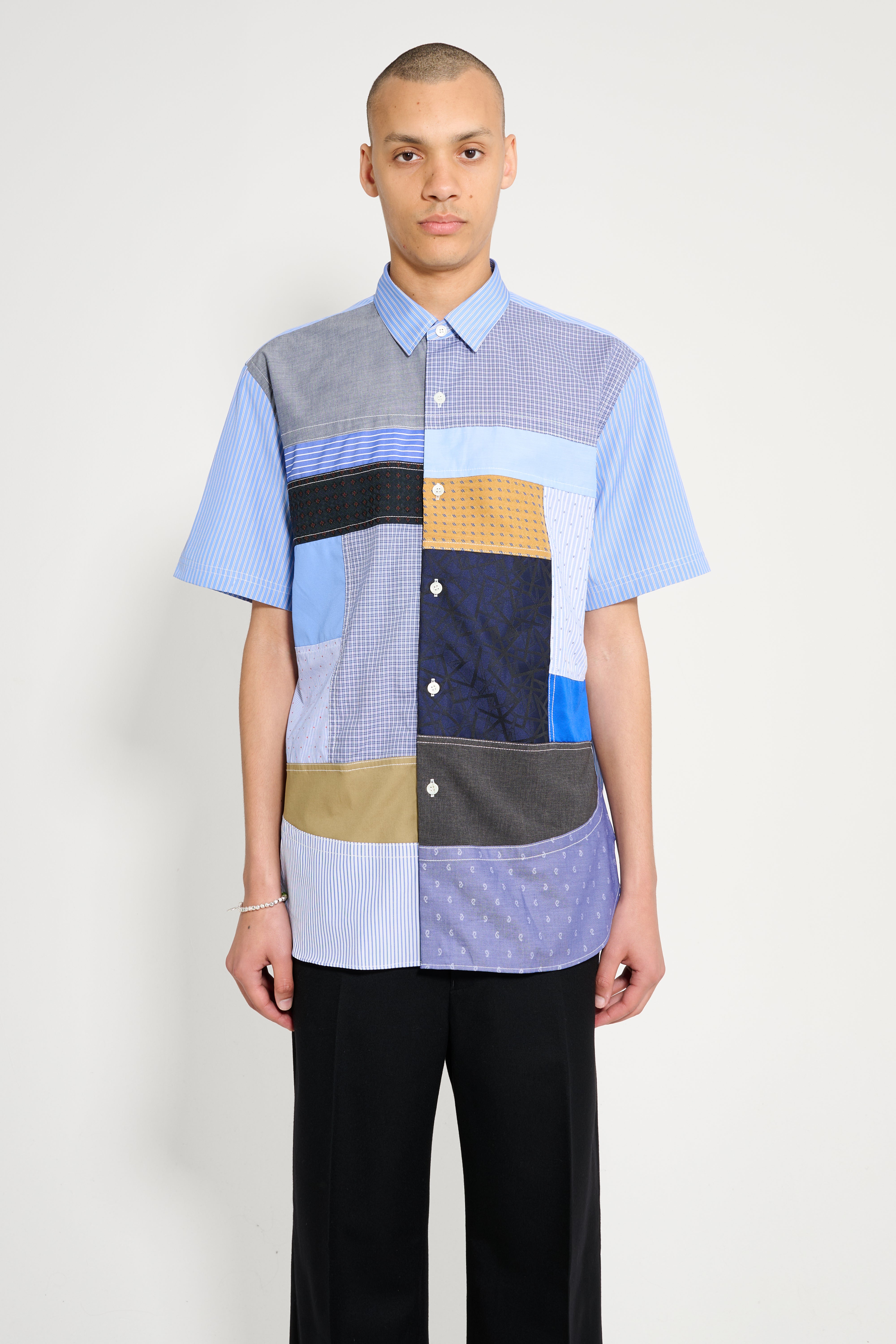 Junya Watanabe MAN Shirt Sax / White / Navy – Très Bien
