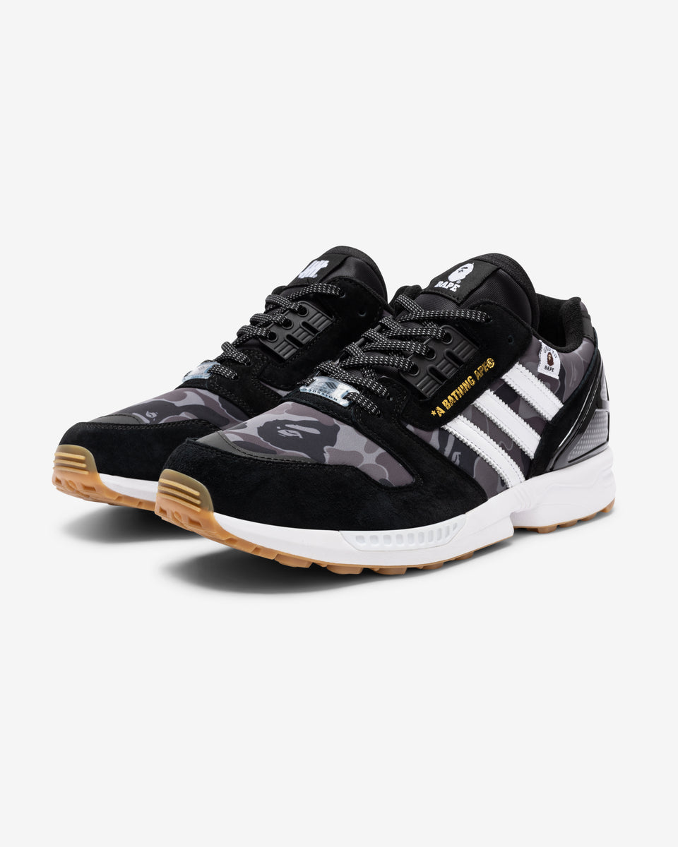 BAPE X UNDEFEATED X ADIDAS ZX 8000 - CBLACK/ CWHITE/ GUM – Undefeated