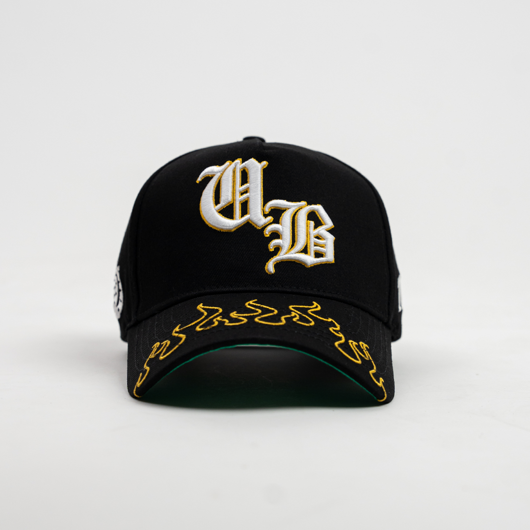 帽子 b.Eautiful Hat (Black Denim / Off-White) b.Eautiful