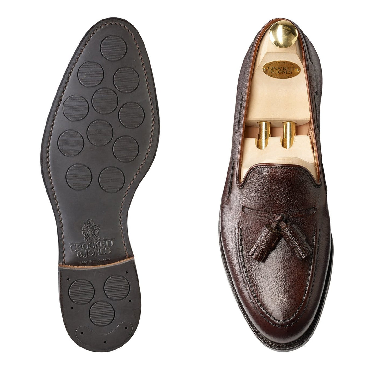 Cavendish Dark Brown Pebble Grain | Crockett & Jones – Crockett