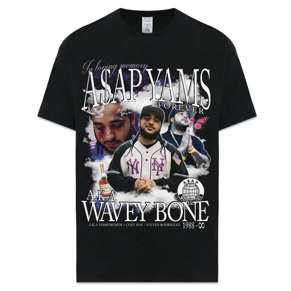HOMAGE TEES(オマージュ ティーズ)商品ページ - Asap Yams Tee - Black