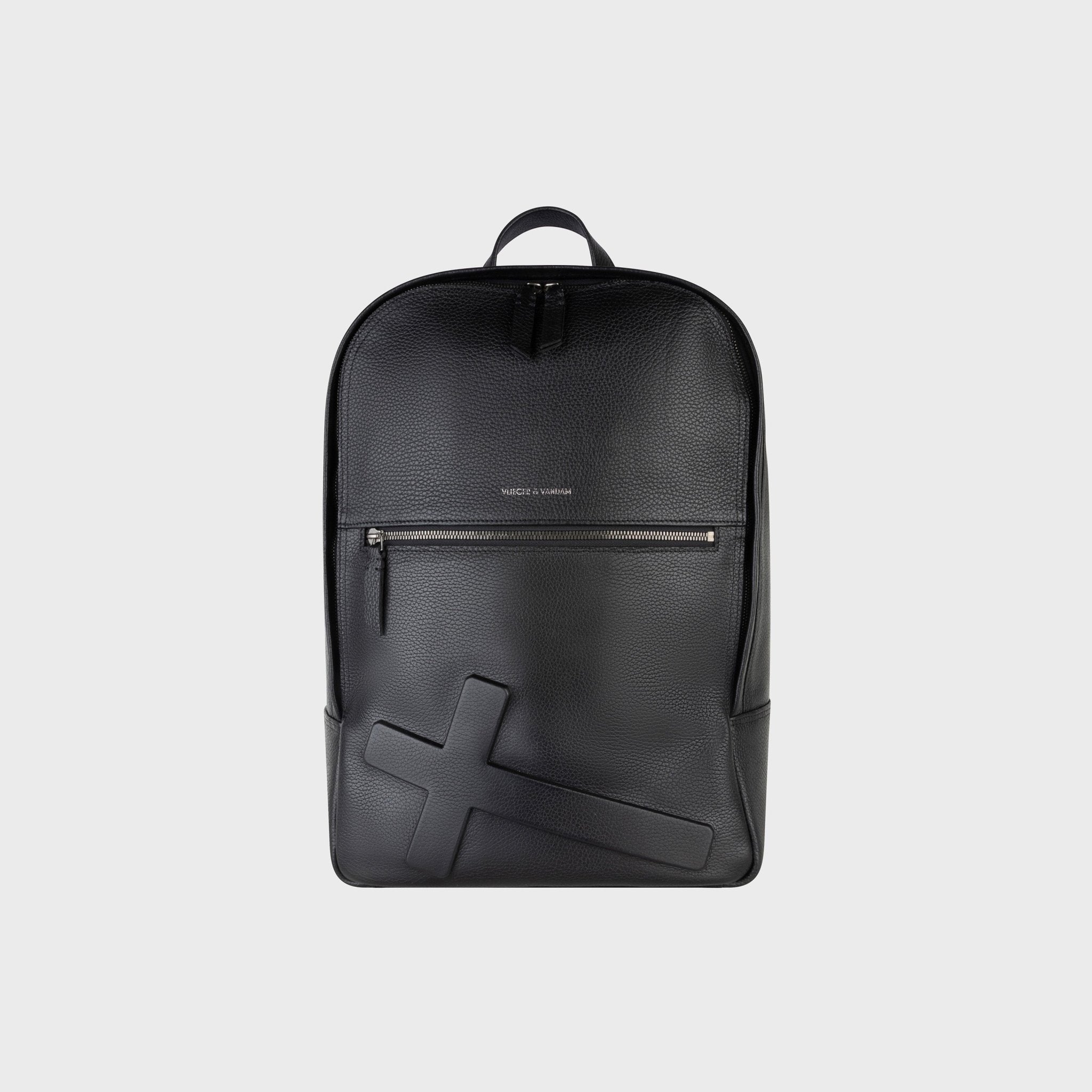 Backpack Large Crucifix in Black | Vlieger & Vandam