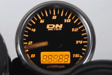 SPECIAL PARTS TAKEGAWA / スモールDNタコメーター(オレンジLED)