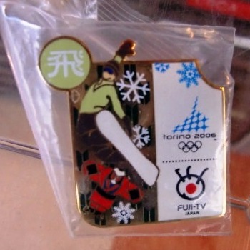トリノオリンピックピンバッジ【カンバーランドジャパン】