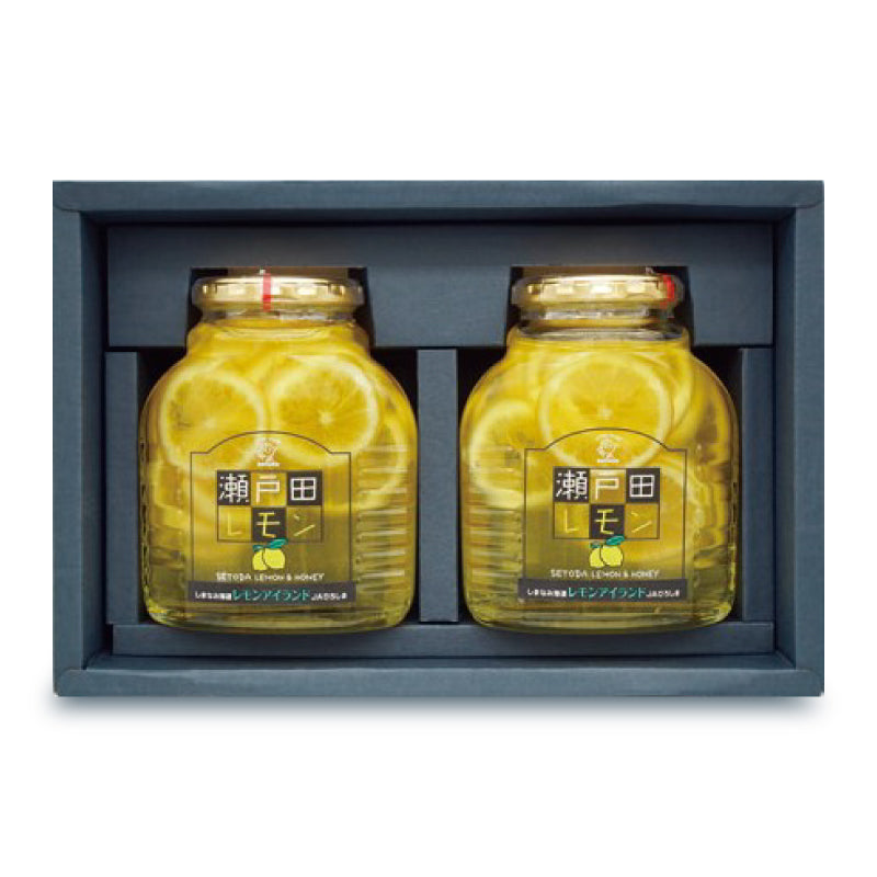 三原農業協同組合 瀬戸田レモンのはちみつ漬け470g×2瓶 ギフト箱入り