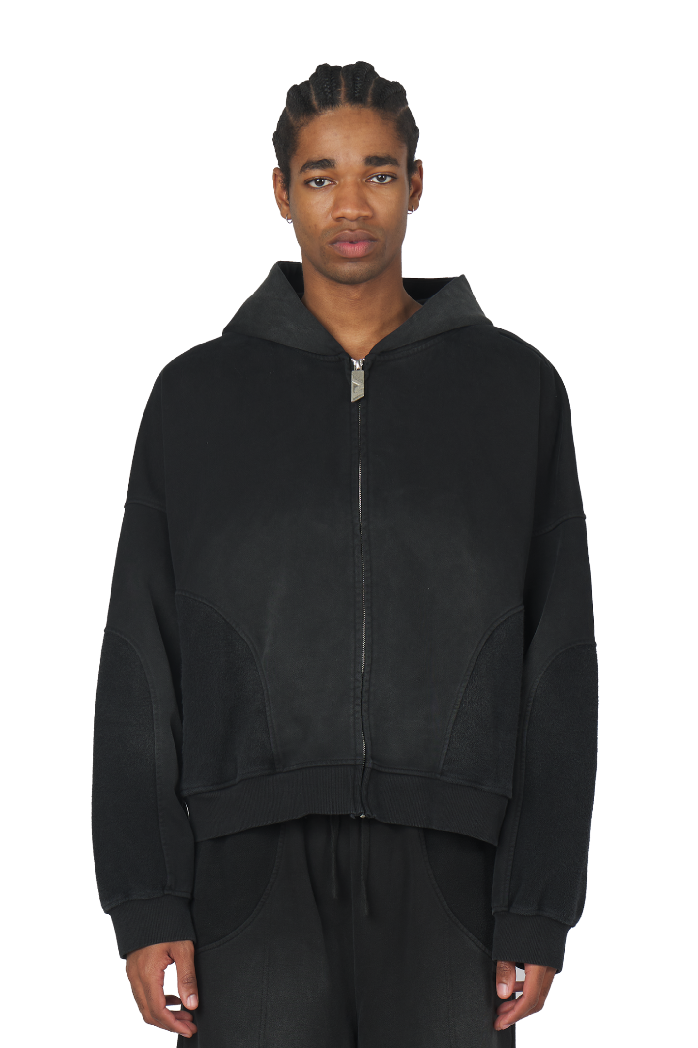 Black Zip Hoodie – Trendt Vision