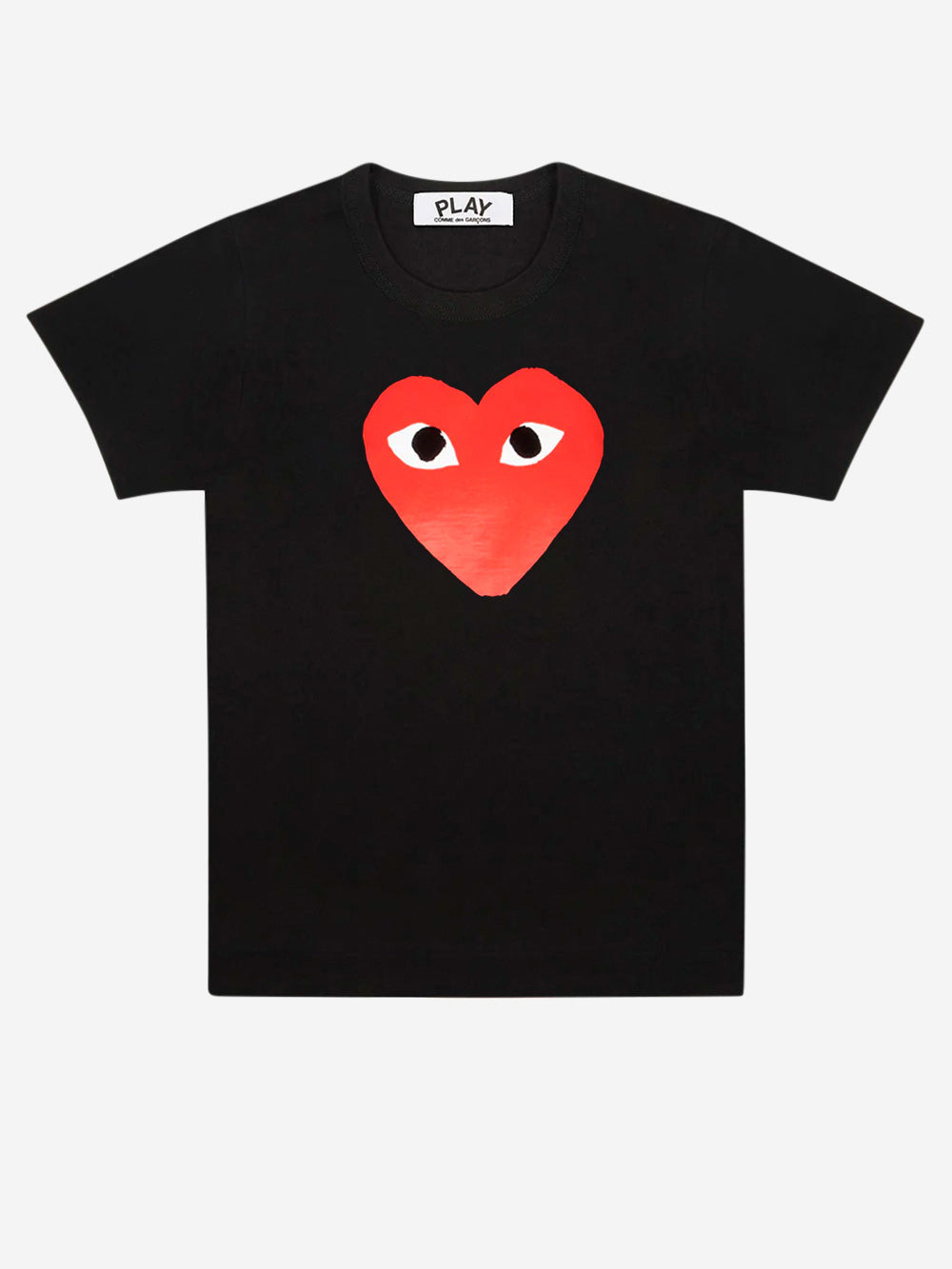 COMME DES GARCONS PLAY Black CDG Play T-shirt with big heart AX