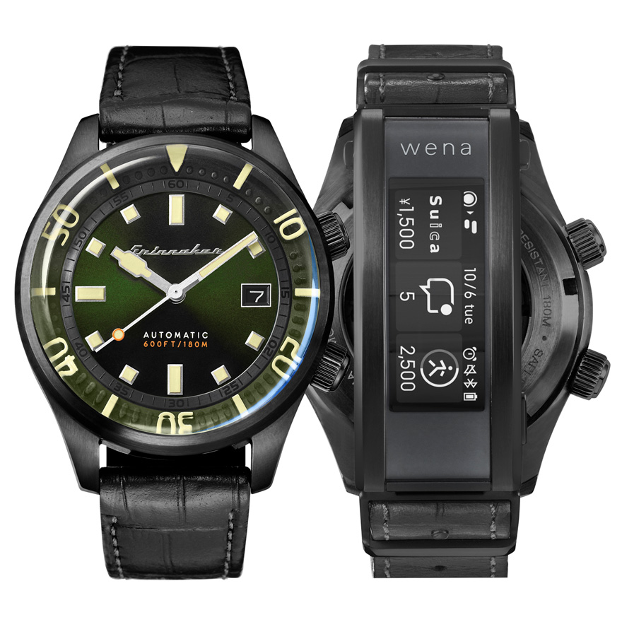 機械式時計スピニカー”と“スマートウォッチSONY wena 3”コラボが好調の