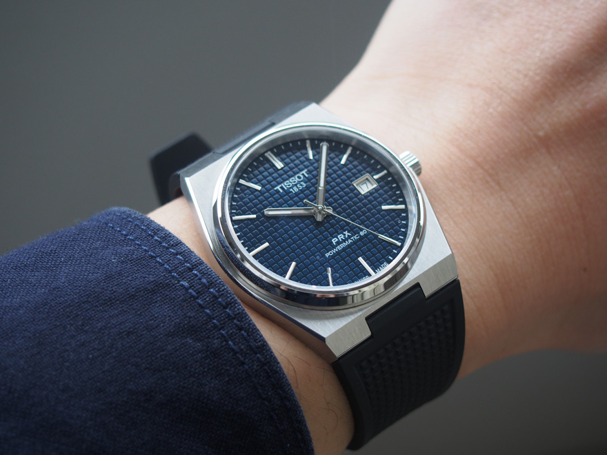 ベルト交換で新たな魅力を発見！ 「ティソPRX」の40mmケース自動巻き