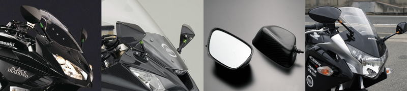 FAドライカーボンミラー カウリングモデル--