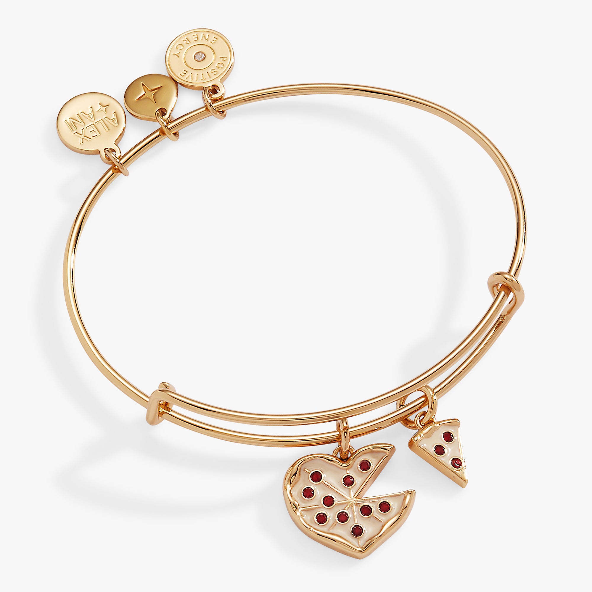 Pizza My Heart Multi Charm Bangle | Alex and Ani – ALEX AND ANI
