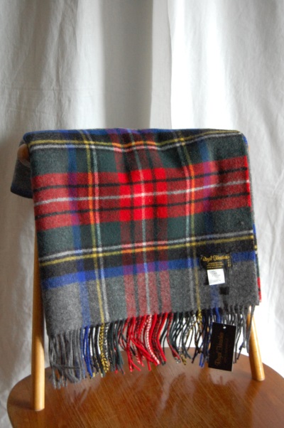 Royal Heather」のラムズウールのストール | Daja