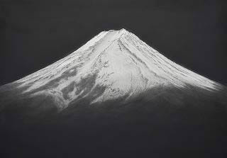 山下康一墨絵作品展 北のアルプ美術館