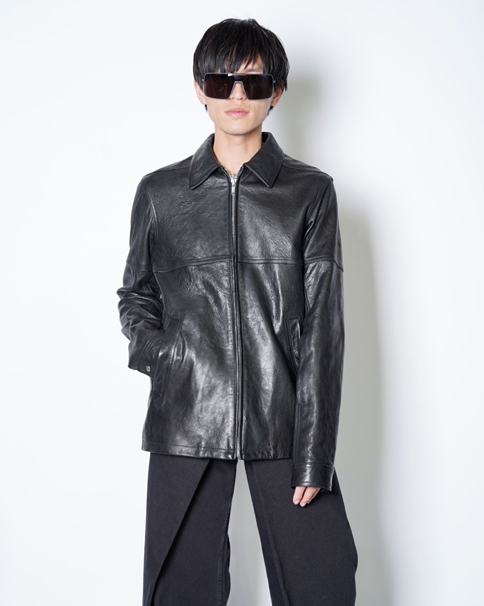 RICK OWENS(リックオウエンス)-BRAD JACKET -LBE- -Amanojak.