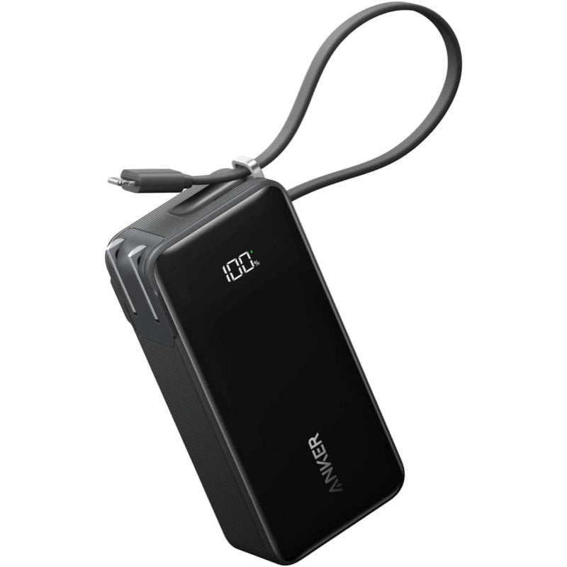 Anker Power Bank (10000mAh, Fusion, Built-In ライトニングケーブル