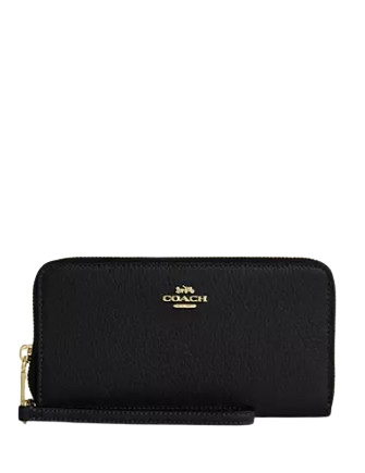 Coach Long Zip Around Wallet With Detachable Card Case | Brixton Baker