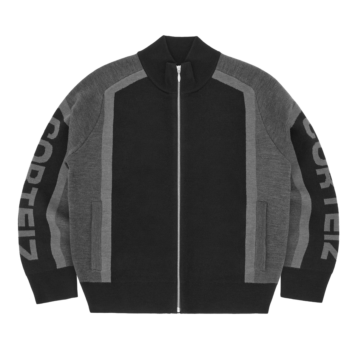 PRECISION KNIT ZIP UP [BLACK] – CRTZRTW