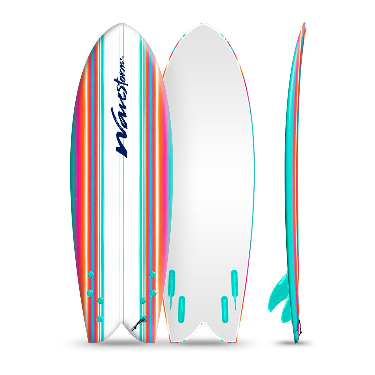 ウェーブストーム 5フィート8 (172.7cm) レトロフィッシュサーフボード