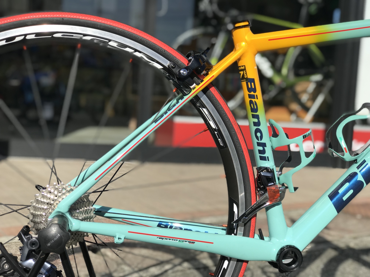 貴重なBianchi FENICE フレームセットから組み付けします！お楽しみに